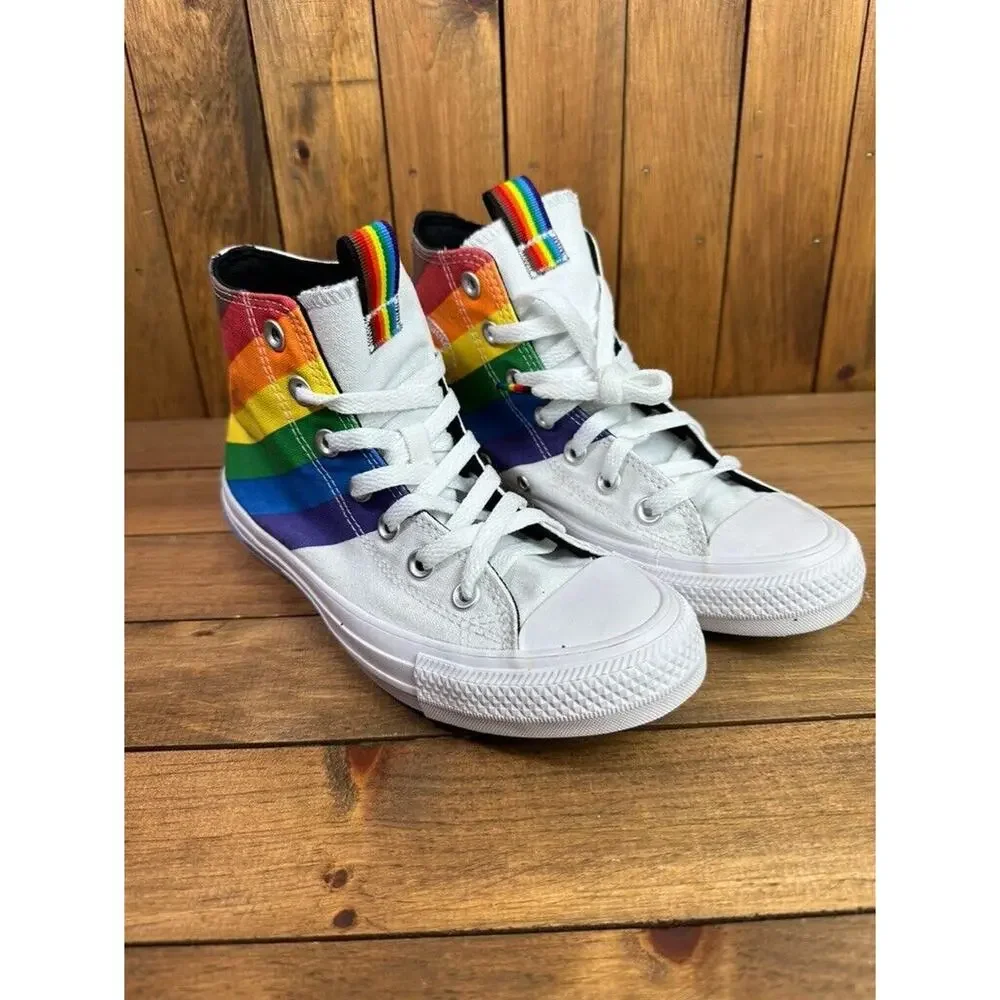Converse Chuck‎ Taylor CTAS Hi Pride 167758C Unisex Shoes Mens 4 Women 6